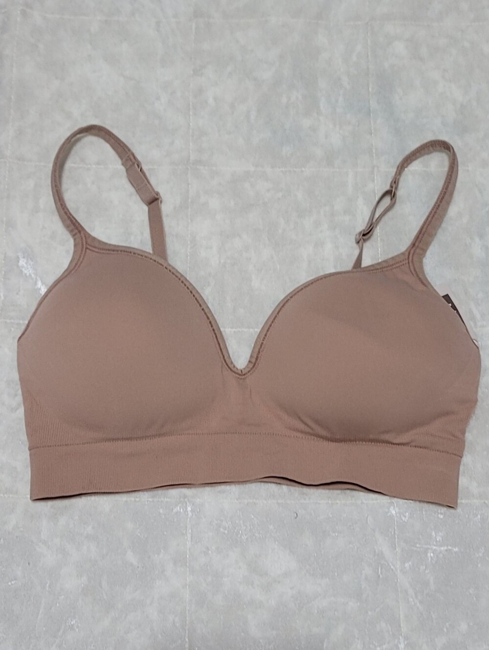 NWT Yummie By Heather Thompson Nude Padded Bralette Sz S